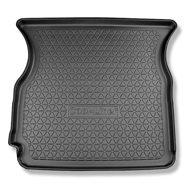 Vasca baule compatibile con Tesla Model X SUV (10.2016-12.2020) - vano superiore; 5/6/7 posti; per lo spazio dietro la 2a fila di sedili (sedili 3a fila abbassati) - tappetino per bagagliaio - tappeto bagagliaio per auto