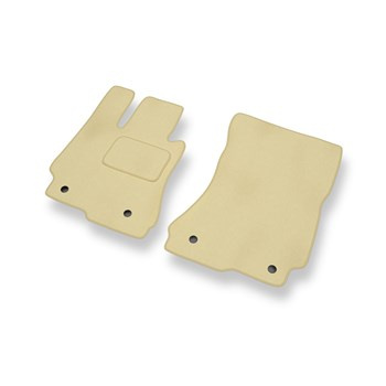 Premium tappetini auto in velluto compatibili con Mercedes-Benz Classe S W221 (2006-2013) - tappeti auto beige