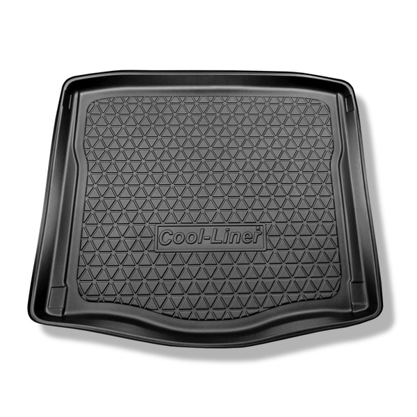 Vasca baule compatibile con Mercedes-Benz CLA C117 Coupé (03.2013-03.2019) - senza cavità sinistra - tappetino per bagagliaio - tappeto bagagliaio per auto