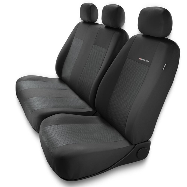 Coprisedili compatibili con Peugeot Partner I, II, III (1996-....) - fodere sedili universali - set coprisedili auto - BE-3