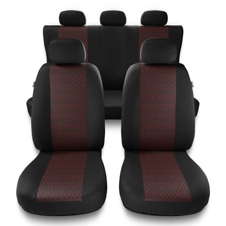 Coprisedili compatibili con Opel Antara (2006-2015) - fodere sedili universali - set coprisedili auto - PF-RD