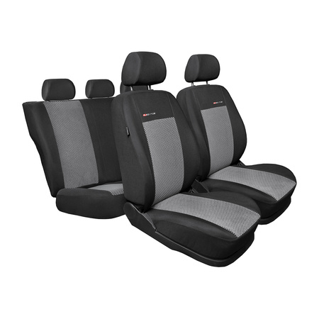 Coprisedili su misura compatibili con Fiat 500 Hatchback (2007-2020) - fodere sedili - set coprisedili auto - E2