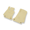 Premium tappetini auto in velluto compatibili con Mercedes-Benz Classe C W205 (2013-2021) - tappeti auto beige