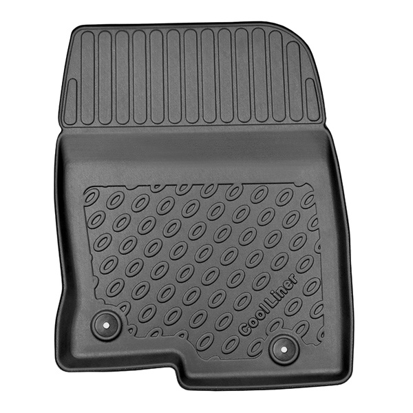 Completo di tappetini e tappetino per bagagliaio TPE PREMIUM per: Mazda CX-5 KF 07.2017-.... (SUV) - vano portabagli inferiore; piano di carico regolabile nella posizione piu' bassa oppure senza piano di carico regolabile