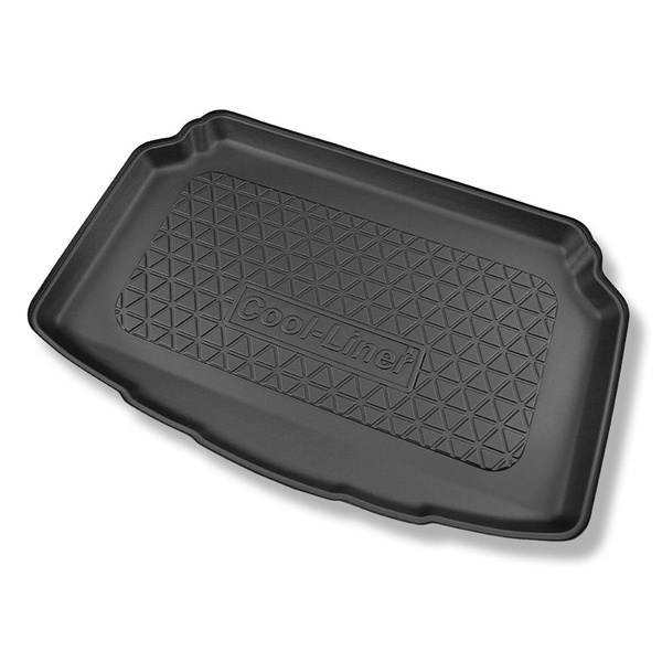 Completo di tappetini e tappetino per bagagliaio TPE per: Mazda 2 IV Hybrid 03.2022-.... (Hatchback) - bagagliaio inferiore; per auto senza pavimento mobile nel bagagliaio