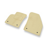 Premium tappetini auto in velluto compatibili con Volvo V50 I Station Wagon (2004-2012) - tappeti auto beige
