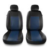 Coprisedili anteriori compatibili con Volkswagen Touran I, II, III (2003-2019) - fodere sedili universali - set coprisedili auto - 2CM-BL