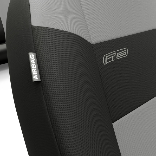 Coprisedili compatibili con Alfa Romeo Stelvio (2017-....) - fodere sedili universali - set coprisedili auto - RSL-G2