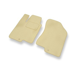 Premium tappetini auto in velluto compatibili con Kia Optima II (2005-2010) - tappeti auto beige