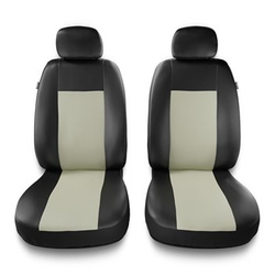 Coprisedili anteriori compatibili con Citroen Berlingo I, II, III (1996-....) - fodere sedili universali - set coprisedili auto - 2CM-BE