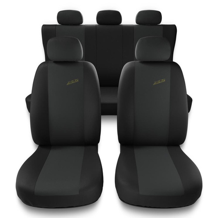 Coprisedili compatibili con Citroen C3 Aircross (2017-....) - fodere sedili universali - set coprisedili auto - X.R-G1