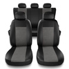 Coprisedili compatibili con Alfa Romeo 146 (1994-2001) - fodere sedili universali - set coprisedili auto - SU-G