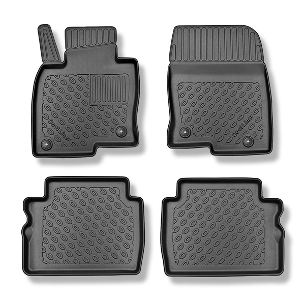 Tappetini Auto in TPE compatibili con Mazda CX-5 II SUV (07.2017-....) - tappeti auto neri