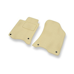 Premium tappetini auto in velluto compatibili con Renault Laguna II (2000-2007) - tappeti auto beige