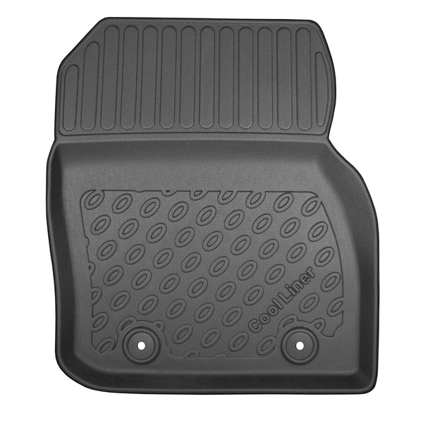 Completo di tappetini e tappetino per bagagliaio TPE PREMIUM per: Ford Focus III 05.2011-08.2018 (Berlina) - con ruota di scorta temporanea o kit di riparazione