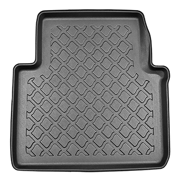 Completo di tappetini e tappetino per bagagliaio TPE per: Opel Crossland X 06.2017-2021 (SUV) - bagagliaio superiore; modelli con pavimento del bagagliaio mobile (Flex Floor)
