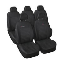 Coprisedili su misura compatibili con Citroen Berlingo II XTR Van (2008-2018) - fodere sedili - set coprisedili auto - E4