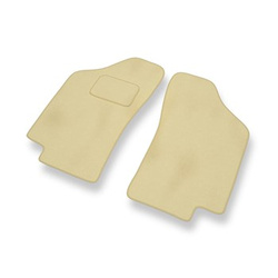 Premium tappetini auto in velluto compatibili con Fiat Tipo I Hatchback (1988-1995) - tappeti auto beige