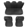 Coprisedili compatibili con Alfa Romeo 166 I, II, III (1998-2007) - fodere sedili universali - set coprisedili auto - PRF-B