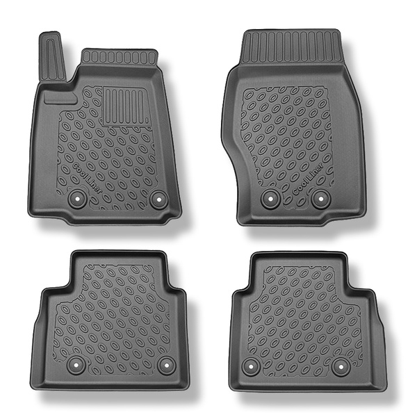 Tappetini Auto in TPE compatibili con Jeep Grand Cherokee V (WL) SUV (05.2022-....) - tappeti auto neri