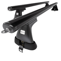 Barre portatutto in alluminio compatibili con Mercedes-Benz Classe S W220 Berlina (1999-2005) - senza punti di fissaggio di serie - portapacchi auto colore nero - portabagagli barre da tetto