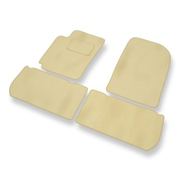 Premium tappetini auto in velluto compatibili con Citroen Xsara Picasso (1999-2011) - tappeti auto beige