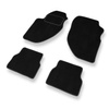Premium tappetini auto in velluto compatibili con Alfa Romeo 166 I Berlina (1998-2003) - tappeti auto nero