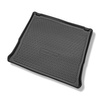 Completo di tappetini e tappetino per bagagliaio TPE PREMIUM per: Fiat Talento L2 Van (2016-....) - versione autovettura per trasporto di persone (station wagon/tour); dietro la 3a fila di sedili; versione lunga (Long); sedili non scorrevoli, montati su g