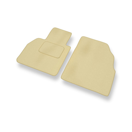 Premium tappetini auto in velluto compatibili con Renault Scenic II (2003-2009) - tappeti auto beige