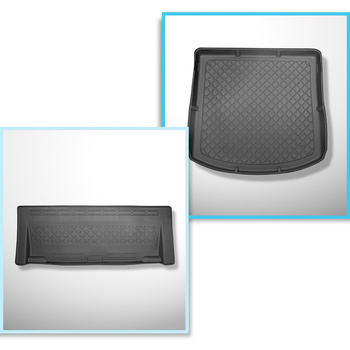 Completo di tappetini e tappetino per bagagliaio TPE per: Volkswagen Touran I 1T