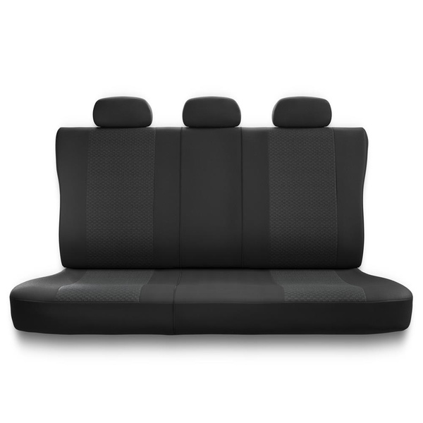 Coprisedili compatibili con Mitsubishi L200 I, II, III, IV, V, VI (1993-....) - fodere sedili universali - set coprisedili auto - UNE-3