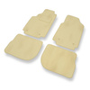 Premium tappetini auto in velluto compatibili con Audi A6 I C4 Avant, Sedan (1994-1997) - tappeti auto beige