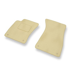 Premium tappetini auto in velluto compatibili con Audi A8 II D3 (2002-2010) - tappeti auto beige