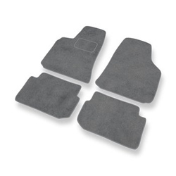 Premium tappetini auto in velluto compatibili con Mitsubishi Eclipse III (1999-2005) - tappeti auto grigio