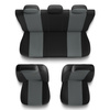 Coprisedili compatibili con Fiat Cinquecento (1991-1998) - fodere sedili universali - set coprisedili auto - X.R-G2