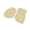 Premium tappetini auto in velluto compatibili con Mitsubishi Lancer VII (2003-2008) - tappeti auto beige