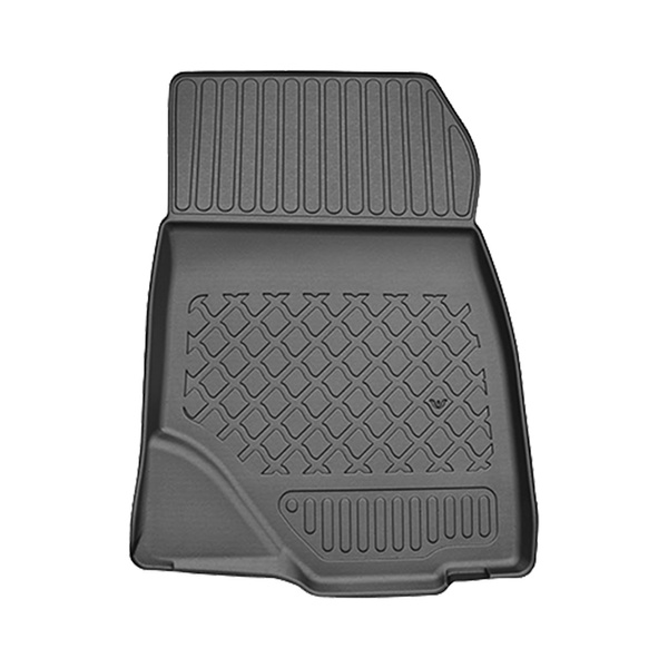 Tappetini Auto in TPE compatibili con Peugeot 5008 III Hybrid (mild hybrid) SUV (10.2024-....) - senza la terza fila di sedili - tappeti auto neri