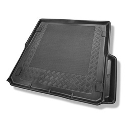 Vasca baule compatibile con Mercedes-Benz Classe E W211 Station Wagon (2003-10.2009) - con navigazione e variobox (senza cavità sinistra; 15 cm più corto del modello standard) - tappetino per bagagliaio - tappeto bagagliaio per auto