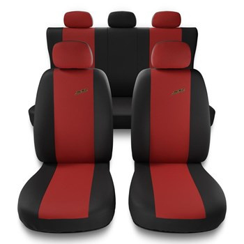 Coprisedili compatibili con Alfa Romeo MiTo (2008-2018) - fodere sedili universali - set coprisedili auto - X.R-RD