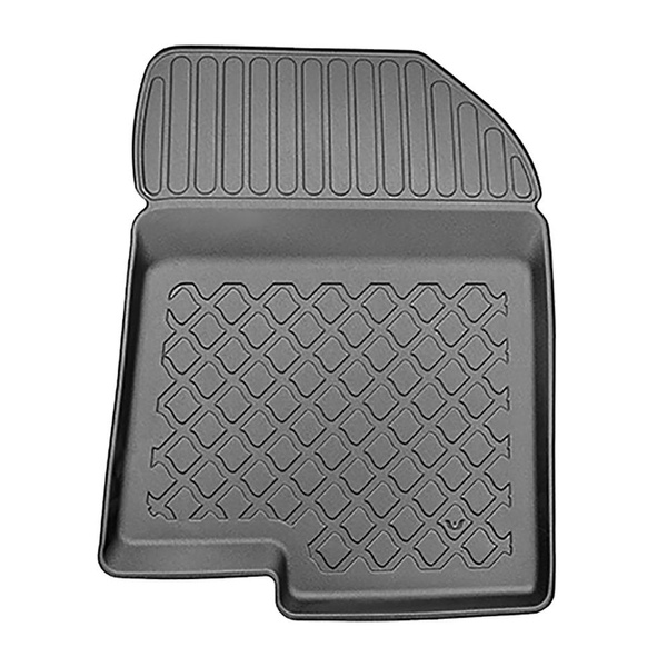 Completo di tappetini e tappetino per bagagliaio TPE per: Hyundai i20 III BC3 10.2020-.... (Hatchback) - bagagliaio superiore; pavimento doppio del bagagliaio nella posizione superiore; anche per versione ibrida; con subwoofer