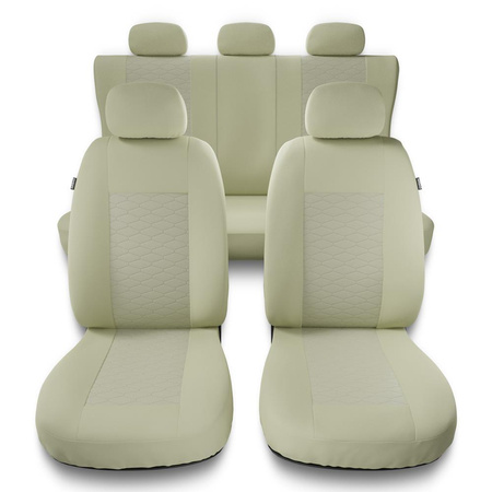 Coprisedili compatibili con Audi Q2 (2016-....) - fodere sedili universali - set coprisedili auto - MD-9