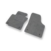 Premium tappetini auto in velluto compatibili con SEAT Leon II (2005-2012) - tappeti auto grigio