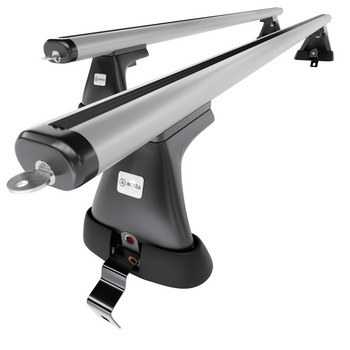 Barre portatutto in alluminio compatibili con Skoda Rapid Spaceback Hatchback (2