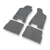 Premium tappetini auto in velluto compatibili con Audi 80 IV B4 (1991-1996) - tappeti auto grigio