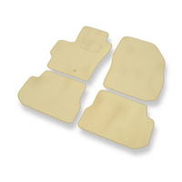 Premium tappetini auto in velluto compatibili con Mazda 3 I (2003-2009) - tappeti auto beige