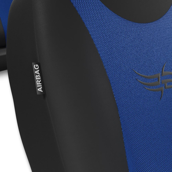 Coprisedili compatibili con Seat Ateca (2016-....) - fodere sedili universali - set coprisedili auto - TR-BL