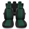 Coprisedili compatibili con Dacia Duster I, II (2010-2019) - fodere sedili universali - set coprisedili auto - X.R-GR