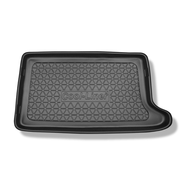 Vasca baule compatibile con Audi A2 8Z Hatchback (1999-2005) - vano superiore; con ruota di scorta piena - tappetino per bagagliaio - tappeto bagagliaio per auto