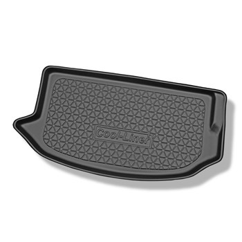 Vasca baule compatibile con Kia Soul I SUV (01.2009-02.2014) - vano superiore - tappetino per bagagliaio - tappeto bagagliaio per auto