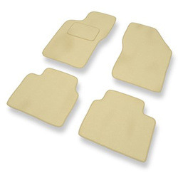 Premium tappetini auto in velluto compatibili con Alfa Romeo 155 Berlina (1992-1998) - tappeti auto beige